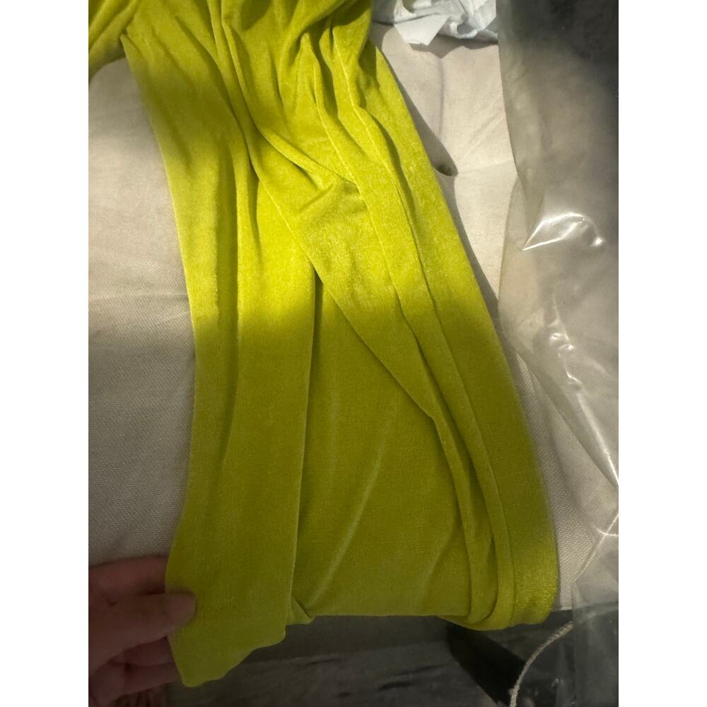 NWT Ripley Rader Classic Jumpsuit Chartreuse Green Wide Leg Pockets Size 2 Small - Picture 5 of 12